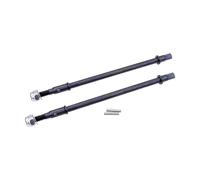 RC Cars Drive shafts Compatible With Axial For SCX10 1/10 Rc Crawler Cars Upgrade Parts Hop-Up 2PCS Hard Steel Front Rear Axle CVD Drive Shaft Dog Bone(Rear)