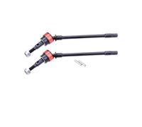 RC Cars Drive shafts Compatible With Axial For SCX10 1/10 Rc Crawler Cars Upgrade Parts Hop-Up 2PCS Hard Steel Front Rear Axle CVD Drive Shaft Dog Bone(Front)