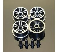 RC Cars Models Parts For Tamiya For Mini 4WD Middle Diameter20.5mm Lightweight Wheels Self-made Parts Colored Wheel W/Aluminum Disc(Titanium)