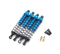 RC Cars Parts For MN For MN-999 1/10 Metal Modified External For Spring Hydraulic Shock Absorber RC Car Upgrade Accessories(Blue)