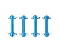RC Cars Parts For Tamiya For TT01 For TT02 TT01D TT01E TA04 1/10 4Pcs Metal For Universal Drive Shaft Driveshaft CVD Dogbone RC Car Upgrades Parts(Blue)