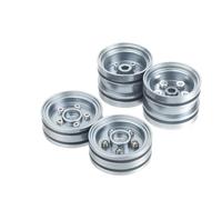 RC Cars Spare Parts For Tamiya Grasshopper For Hornet Frog For Buggy Champ For Fast Attack Fighting For Buggy Aluminum Wheel Hub Set RC Upgrade(Silver)