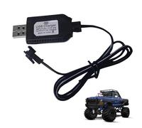 RC Charger Cable - Drone Cord with Indicator Light, Fast 7.4V Adapter | Compact Design Use in Toy Aircraft Battery Refill, Auto Recognition Charging, Portable Connection Cable for RC Units