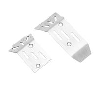 RC Chassis Armor Guard Plate Stainless Steel Heavy Duty Protection for 1/18 Granite Grom 2 Pack
