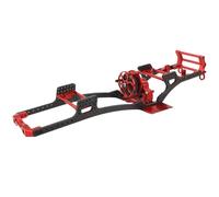 RC Chassis Frame For Axial For SCX10 I II III For Capra 1/10 Lower Center Of Gravity For LCG Rails Carbon Fiber For Chassis Frame Girder Gearbox RC Crawler(Frame Kit B)