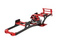 RC Chassis Frame For Axial For SCX10 I II III For Capra 1/10 Lower Center Of Gravity For LCG Rails Carbon Fiber For Chassis Frame Girder Gearbox RC Crawler(Frame Kit F)
