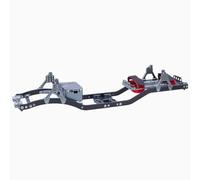 RC Chassis Frame For Axial For SCX10 II 90046 D90 1/10 275/313/324mm Wheelbase Carbon Fiber For Chassis Girder Frame RC Crawler Car Upgrade Parts(Titanium)