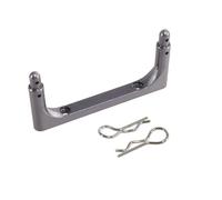RC Chassis Frame For MJX For Hyper Go 14301 14302 14303 1/14 Metal Front Shell Pillar Body Fixed RC Car Upgraded Parts Accessories Replacement Repair(Gray)
