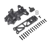 RC Chassis Frame For MJX For Hyper Go 16207 16208/09/10 H16 H16BM H16PLH16V3 M162 M163 Metal Front Upper Gearbox Cover RC Car Parts And Accessories Repair(Black)