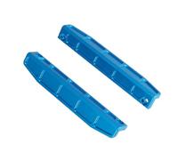 RC Chassis Frame For MJX For Hyper Go 16207 16208 16209 16210 H16 H16H H16E H16P 1 Pair Metal Side Guard Plate 16130 16140 Rc Car Upgrade Accessories Parts(Blue)