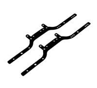 RC Chassis Frame For MN D90 D91 D96 D99 MN90 NM99S 1/12 2PCS Metal Girder Side Frame Chassis Beam RC Car Upgrade Parts Accessories Replacement And Repair