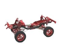 RC Chassis Frame For MN For MN128 MN86 G500 1/12 Metal For Chassis Frame Model RC For Racing Car Upgrade Modified Accessories(Red)