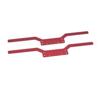 RC Chassis Frame For MN99S For MN98 1/12 2pcs Metal For Chassis Frame Side Girder RC For Racing Car Upgrade Accessories(Red)
