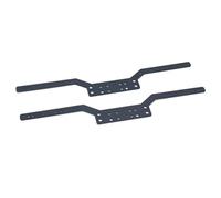 RC Chassis Frame For MN99S For MN98 1/12 2pcs Metal For Chassis Frame Side Girder RC For Racing Car Upgrade Accessories(Black)