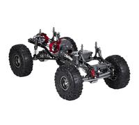 RC Chassis Frame For SCX10 1:10 RC Crawler Frame All Metal For Chassis Kit With Portal Axle Carbon Rail 1.9 Wheels Off Road Truck