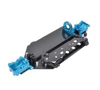 RC Chassis Frame For Tamiya For TT-02B MS TT-02BR Chassis Carbon Lower Deck W/Diff Case Rc Car Parts Accessories Upgrades Replacement And Repair