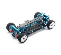 RC Chassis Frame For Tamiya For TT02 4WD 1/10 Carbon Fiber Frame Aluminum Alloy DIY Model Touring RC Car On-Road Drift For Racing Upgrade Parts KIT