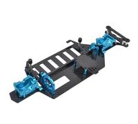 RC Chassis Frame For Tamiya For TT02 TT02D TT-02R TT-02S TT-02SR 1/10 Chassis Carbon Lower W/Diff Case Rc Car Upgrade Accessories Replacement