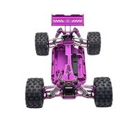 RC Chassis Frame For WLtoys 124016 124017 124018 124019 124007 1/12 Metal Frame Kit Remote Control RC Car Upgrade OP Accessories(Purple)