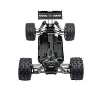 RC Chassis Frame For WLtoys 124016 124017 124018 124019 124007 Metal Frame Suitable RC Car Metal Upgrade OP Accessories Parts Kit(Black)