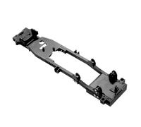 RC Chassis Frame For WPL D12 1/10 1 Pcs CNC Metal Body For Chassis Frame Beam RC Drift Car DIY Upgrade Parts Accessories(Black)