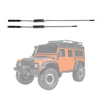 RC Climbing Flag, Model Antenna Crawler Car AntennaFlag L29cm Simulation Signal Line with Flag for RC Climbing Car (black)