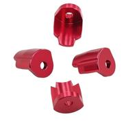 Rc Components For Arrma For Mini For Mojave For Grom 1/18 For Granite For Typhon 1/14 4pcs Metal Shock Cap Protector Absorber Protection Cover(Red)