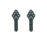 Rc Components For Axial For SCX10 90046 D90 D110 2PCS CNC Metal Shock Absorber Mount Adjust Height Angle Stand RC Crawler Car(Black)