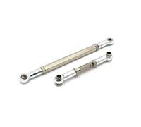 Rc Components For MN For MN168 For MN82 LC79 For MN78 1/12 Metal Upgrade Front Axle Steering Linkage Servo Link Rod RC Car Parts(Silver)