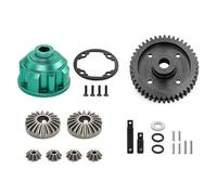 Rc Components For Traxxas 1/8 For Maxx For Slash 1/10 Metal Complete Center Differential Kit 8980 RC Car Upgrade Parts Accessories(Green)