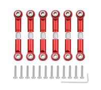 Rc Components For Wltoys For A949 A959 A969 A979 K929 1/18 Metal Linkage Pull Rod Front Rear Servo Link Tie Rod Refit RC Parts 6PCS