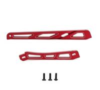 RC Components Parts For Arrma For Kraton For Outcast For BLX 6s 1/8 Aluminum Alloy Chassis Front And Rear Support Replacement ARA320555 RC Metal Acce(Red)