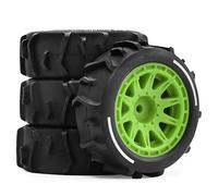 RC Components Parts For Arrma For Typhon For Grom 1/14 For Small Typhoon Sand Digging Snow Beach Tires RC Upgrade Replacement Parts(Green)