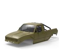 RC Components Parts For Axial For SCX24 C10 For Bronco For Wrangler Base Camp For 4Runner 1/24 Hard Body Shell With Bed Rack RC Crawler Upgrade Parts(Green 2)