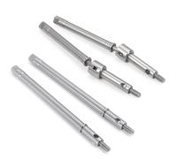 RC Components Parts For Axial For Scx24 For Gladiator For Bronco 1/24 2Pcs Stainless Steel CVD Driveshaft Front Rear Axle Set RC Crawler Car