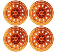 RC Components Parts For Axial SCX6 1/6 4pcs RC Car CNC Aluminum Alloy Wheel Hub Rim Scale Remote Control Crawler Accessories Parts