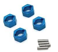 RC Components Parts For FMS Full Series Watcher Adventurer Red For Rabbit Xiaoqi For FCX24 1/24 1/18 RC Car Spare Parts Metal Upgrade 7mm Adapter(SKY BLUE)