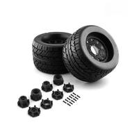 RC Components Parts For Hpi For Redcat For Rovan For Savage 1/8 2PCS 165MM Monster Truck Wheels Rim Tire Set 12 14 17mm Hub Hex Off Road RC Car
