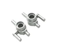 RC Components Parts For MINI-Q 1/28 Metal Upgrade Modification Rear Steering Cup Car For Racing Drift RC Parts Accessories Replace(Silver)