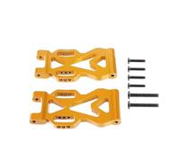 RC Components Parts For SCY 16101 16102Pro 16103 1/16 Aluminum Alloy Suspension Arm Rear Lower Sway Arms RC Car Upgrade Metal Parts Accessories(Brass)