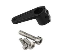 RC Components Parts For Tamiya 42248 25T Aluminum Alloy For TT01 For TT02 XV02 Steering Servo Arm Heighten Steering Link Servo Part RC Car Accessories(Black)