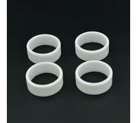 RC Components Parts For Tamiya 4pcs Homemade Large Diameter Big For Caliber Ultra Thin Tire Tyres For Mini 4WD Car Models Spare Parts(WHITE)