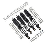 RC Components Parts For Tamiya CW-01 Chassis For Lunch Box Midnight Pumpkin For Unimog 406 Aluminum Alloy Oil Shocks Dampers Upgrade Parts(Black)