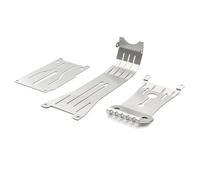 RC Components Parts For Tamiya For Hotshot II 2024 58737 1/10 Stainless Steel Chassis Skid Plate Axle Protector RC Car Upgrade Parts Accessories