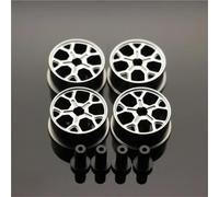 RC Components Parts For Tamiya For MINI 4WD Middle Diameter20.5mm Lightweight Wheels Self-made Parts Colored Wheel W/Aluminum Disc(Titanium)
