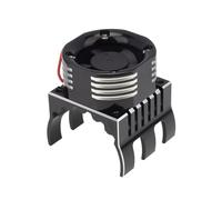 RC Components Parts For Traxxas 1/10 For Maxx E-Maxx For E-Revo For Summit For Arrma 1/8 For Kraton For Talion For Typhon 42mm Motor Cooling Fan Heat Sink With Light(Black)