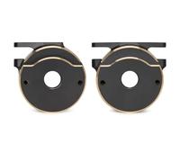 RC Components Parts For Vanquish H10 1/10 Black CNC Brass Weight Kit Steering Knuckles Axle Cap Set Lowers CG Performance Upgrade(Steering Knuckles)