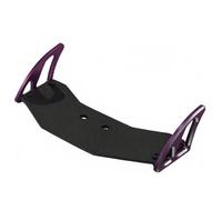 RC Components Parts For WLtoys 244016 For Losi Micro B For Losi Micro T 1/24 Rc Car Upgrades Parts Accessories Rear Body Wing Spoiler Aluminum Meta(Purple)