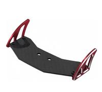 RC Components Parts For WLtoys 244016 For Losi Micro B For Losi Micro T 1/24 Rc Car Upgrades Parts Accessories Rear Body Wing Spoiler Aluminum Meta(Red)