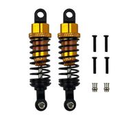 RC Components Parts For Wltoys A959 A969 A979 K929 For WPL C14 C24 For MN D90 D91 99S 2 PCS Aluminum Metal Shock Absorber RC Car Upgrade Parts(YELLOW)